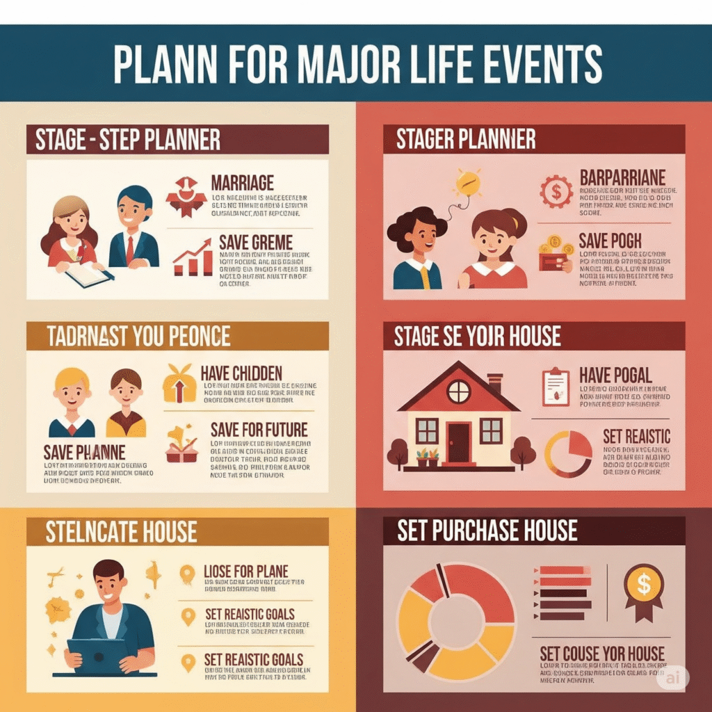 How to Plan for Major Life Events: Marriage, Kids, House