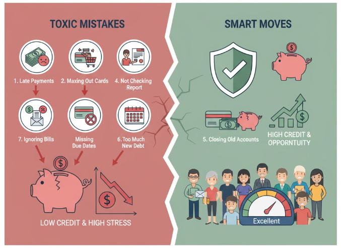 7 Mistakes That Are Secretly Ruining Your Credit Score