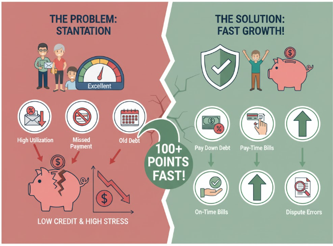 How to Improve Your Credit Score by 100 Points Fast