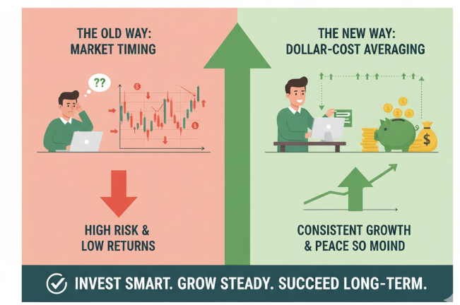 Dollar-Cost Averaging: The Simplest Way to Grow Wealth Over Time