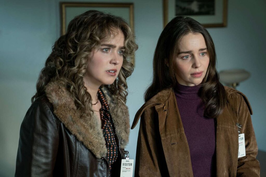 Emilia Clarke and Haley Lu Richardson Go Under Cover in ‘Ponies’ Trailer Emilia Clarke and Haley Lu Richardson Go Under Cover in 'Ponies' Trailer